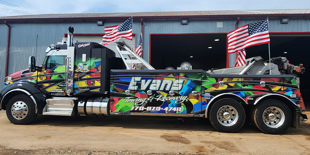 Photo of Truck of Evans Towing & Recovery Service